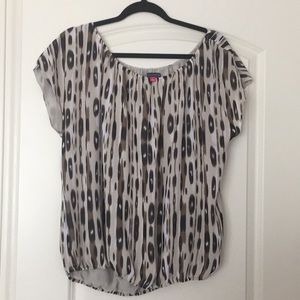 Leopard Print Vince Camuto Blouse
